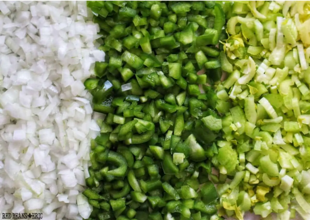 Onion. Celery. Green bell pepper. Hunger Intervention Program